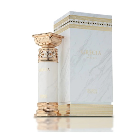 opakowanie French Avenue Grecia EDP 100 ml – damskie perfumy z mlekiem kokosowym, jaśminem i wanilią