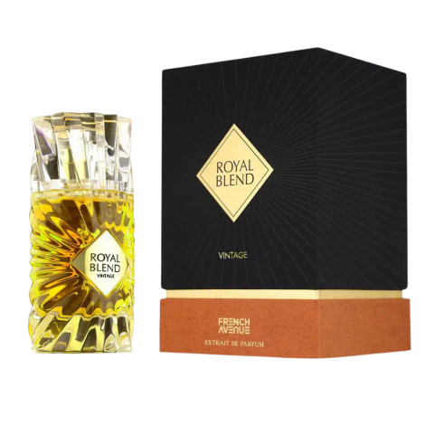 Perfumy French Avenue Royal Blend 100 ml – unikatowa orientalna kompozycja z tytoniem i kwiatem niezapominajki OPAKOWANIE