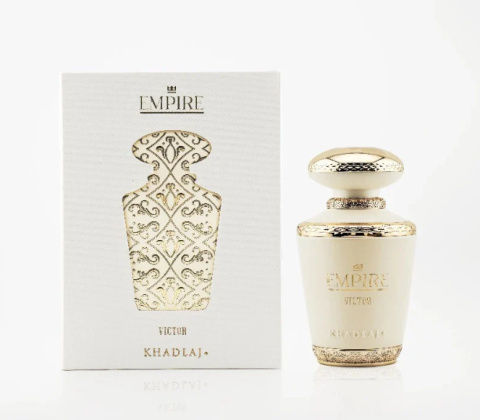 Empire Victor by Khadlaj – perfumy z Emiratów Arabskich z bergamotką, jaśminem i karmelem opakowanie