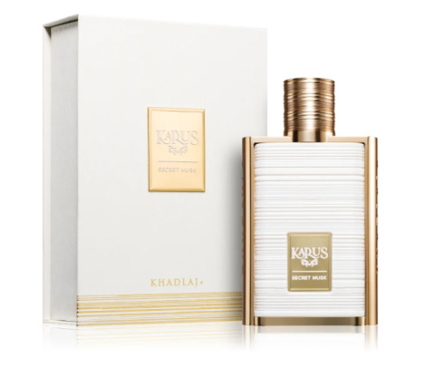 Khadlaj Karus Secret Musk – orientalne perfumy z Emiratów Arabskich OPAKOWANIE
