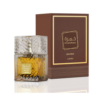 Khamrah Qahwa 100 ml – perfumy z Emiratów Arabskich z imbirem i cynamonem OPAKOWANIE Khamrah Qahwa 100 ml – perfumy z Emiratów Arabskich z imbirem i cynamonem OPAKOWANIE