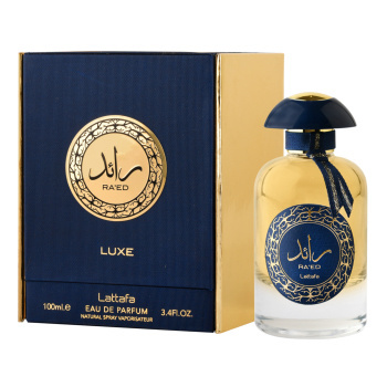 Ra’ed Luxe Gold 100 ml – perfumy z bergamotką, kardamonem i wanilią OPAKOWANIE Ra’ed Luxe Gold 100 ml – perfumy z bergamotką, kardamonem i wanilią OPAKOWANIE