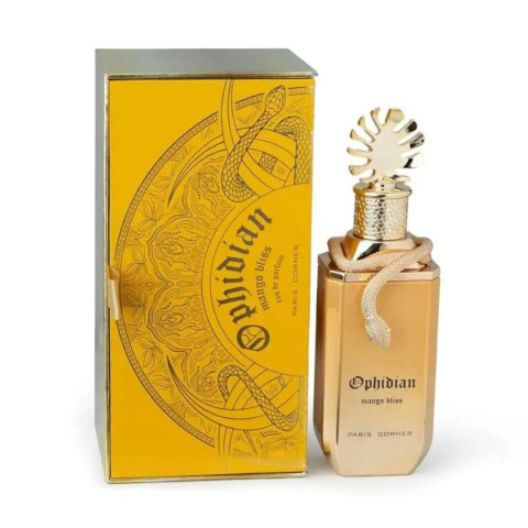 Ophidian Mango Bliss – arabskie perfumy z nutami owoców i drewna OPAKOWANIE Ophidian Mango Bliss – arabskie perfumy z nutami owoców i drewna OPAKOWANIE