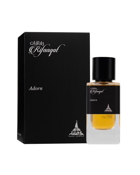 Rifaaqat Adorn by Paris Corner – eleganckie perfumy z Emiratów Arabskich OPAKOWANIE Rifaaqat Adorn by Paris Corner – eleganckie perfumy z Emiratów Arabskich OPAKOWANIE
